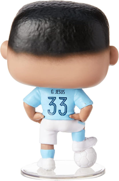 Funko POP! Vinyl: EPL: Man City: Gabriel Jesus - Manchester City FC - Collectable Vinyl Figure - Gift Idea - Official Merchandise - Toys for Kids & Adults - Sports Fans - Model Figure for Collectors