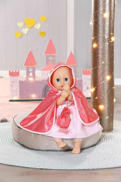 Baby Annabell Little Sweet Cape 706503 706503-For Toddler Sized 36cm-Includes Doll, Bag, and Hanger-Suitable from 1 Year, Multi