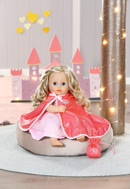 Baby Annabell Little Sweet Cape 706503 706503-For Toddler Sized 36cm-Includes Doll, Bag, and Hanger-Suitable from 1 Year, Multi