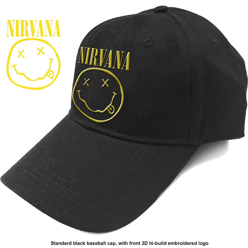 Hat (Unisex-U) Logo & Smiley (Black