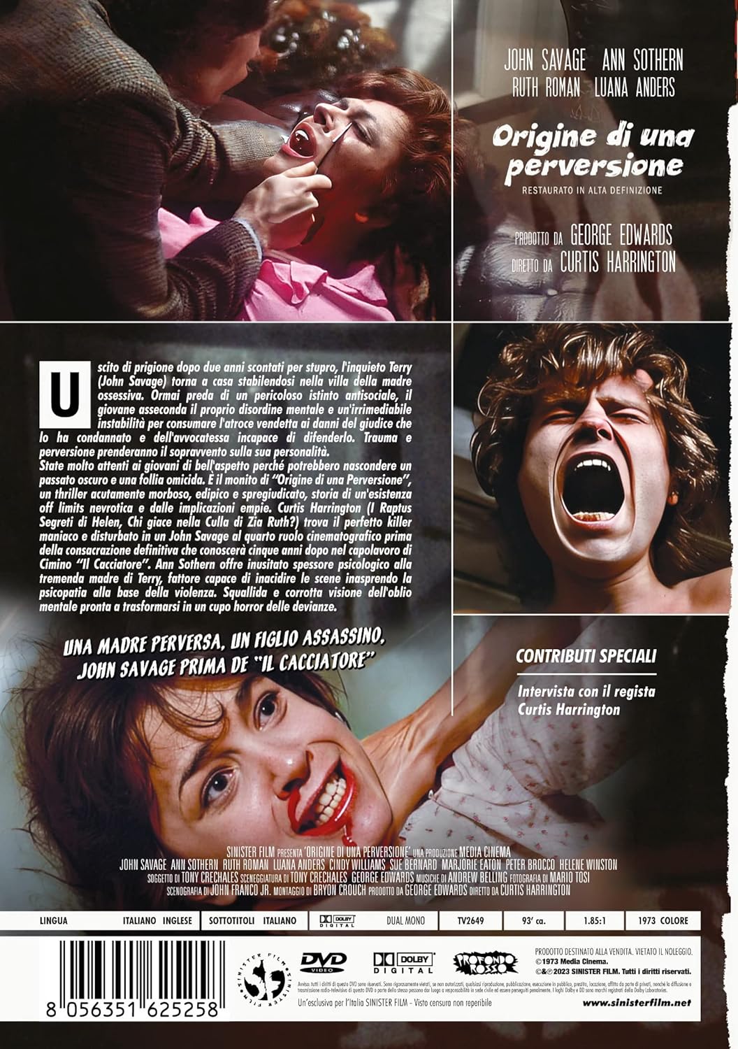 Origine di una Perversione, Restaurato in HD