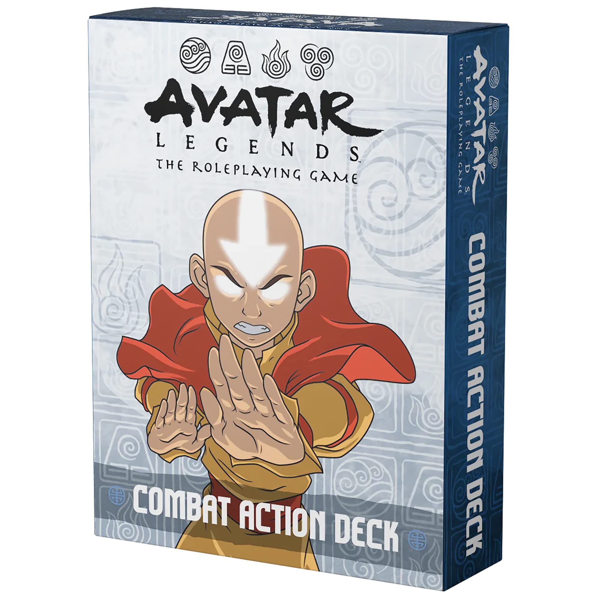 Magpie Games Combat Action Deck - Avatar Legends: The Roleplaying Game Expansion, 55 Cards, Full-Color Iconic and Original Art, Stance Cards, Status trackers