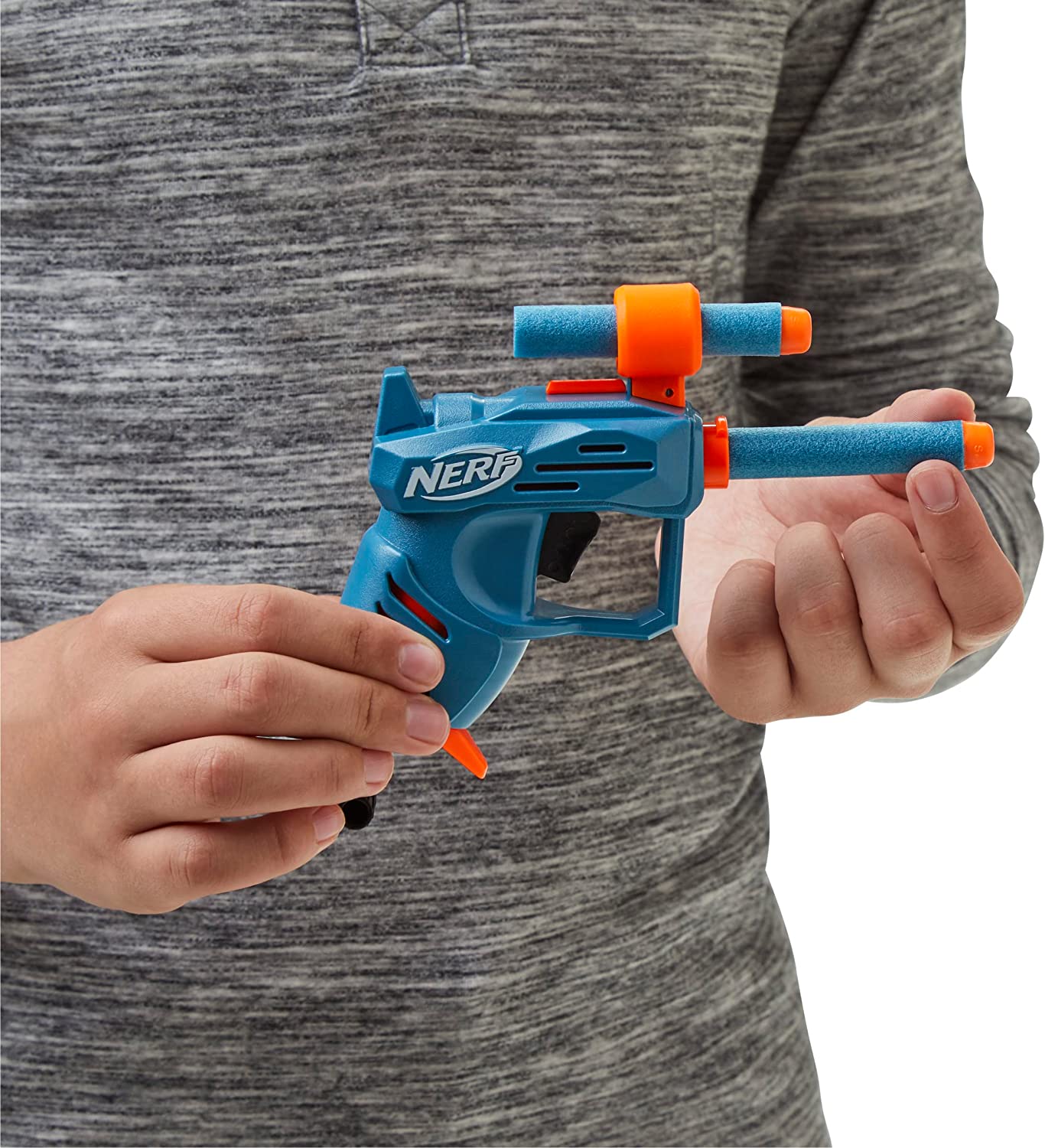 Nerf Elite 2.0 Ace SD-1 Blaster and 2 Official Nerf Elite Darts, Onboard 1-Dart Storage, Stealth-Sized, Easy to Use