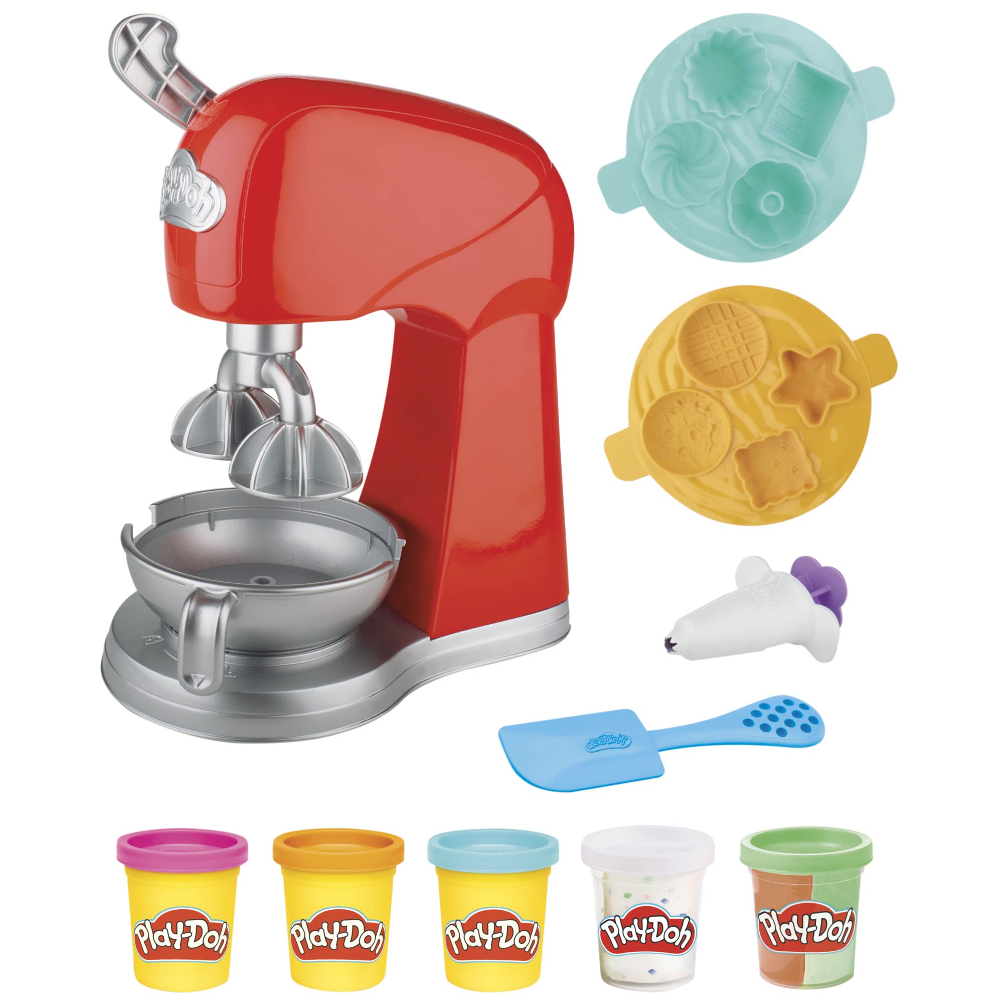 Play-Doh Kitchen Creations Magical Mixer Playset, Toy Mixer with Play Kitchen Accessories, Arts and Crafts for Children