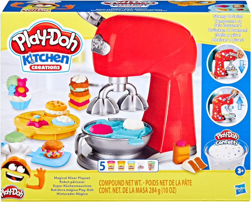 Play-Doh Kitchen Creations Magical Mixer Playset, Toy Mixer with Play Kitchen Accessories, Arts and Crafts for Children