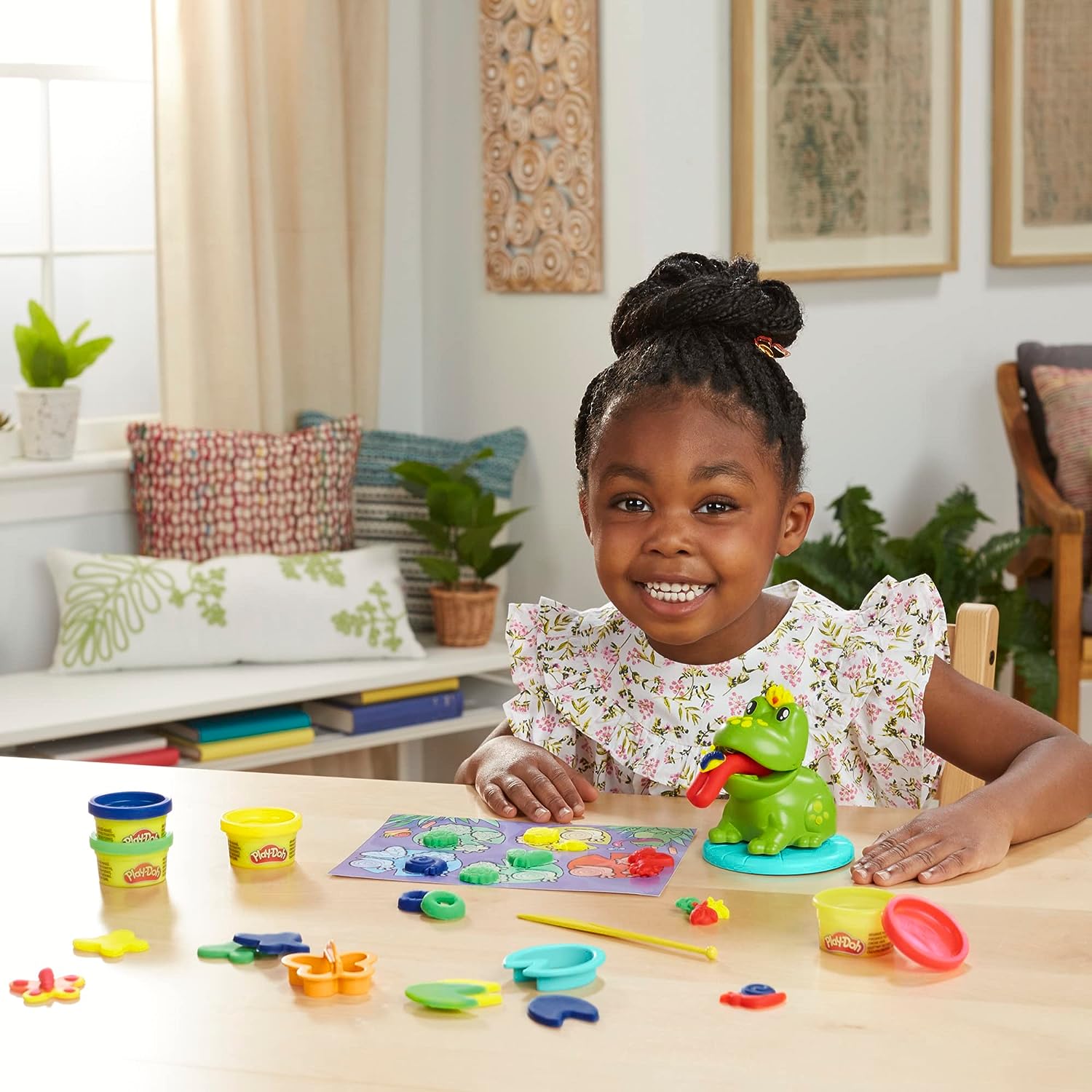 Play-Doh Frog ‘n Colors Starter Set, 4 Cans, Preschool Toys, 0.24 kilograms (F6926