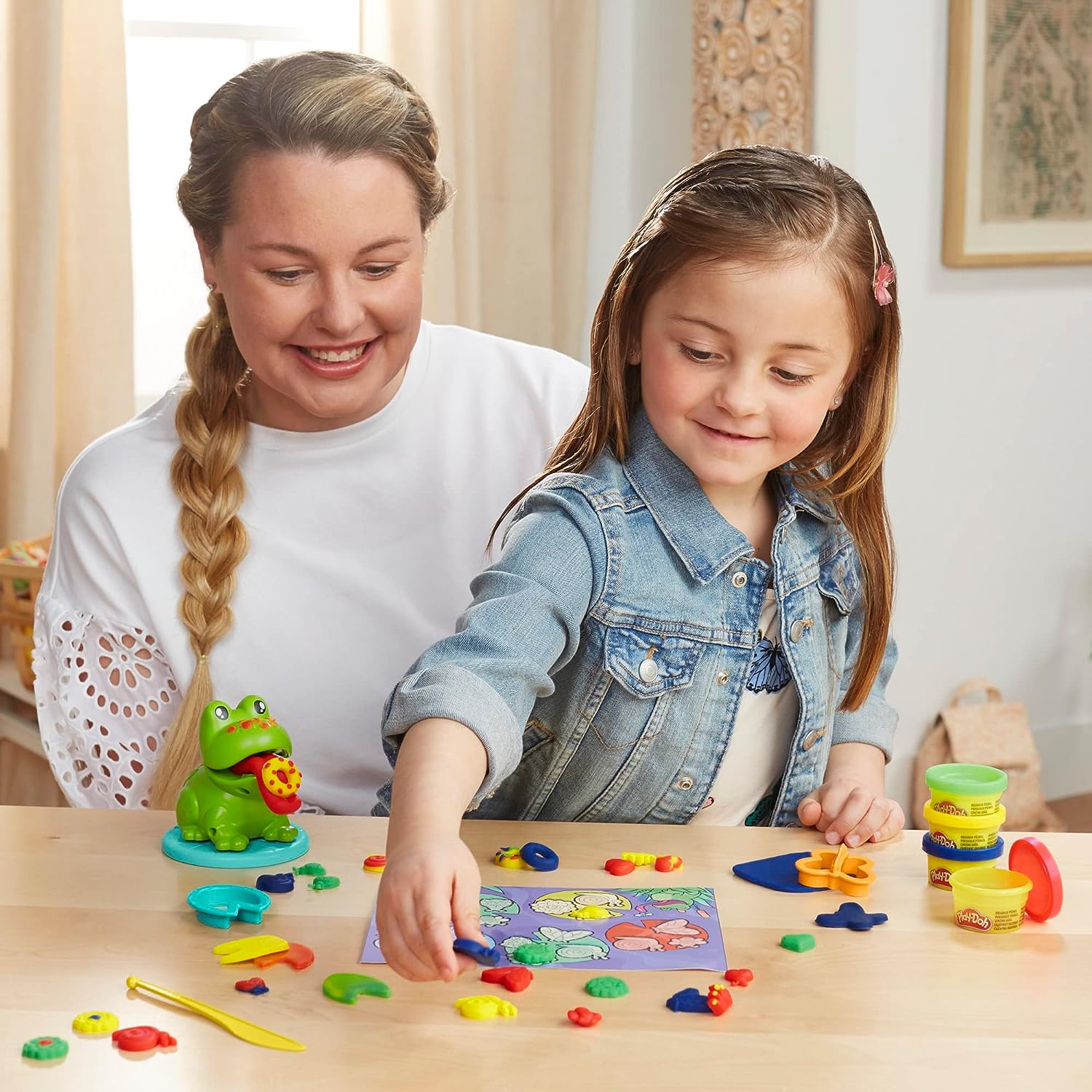 Play-Doh Frog ‘n Colors Starter Set, 4 Cans, Preschool Toys, 0.24 kilograms (F6926