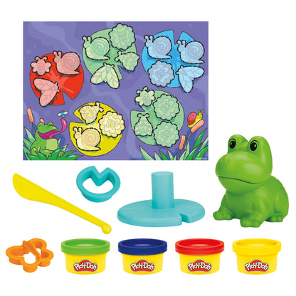 Play-Doh Frog ‘n Colors Starter Set, 4 Cans, Preschool Toys, 0.24 kilograms (F6926
