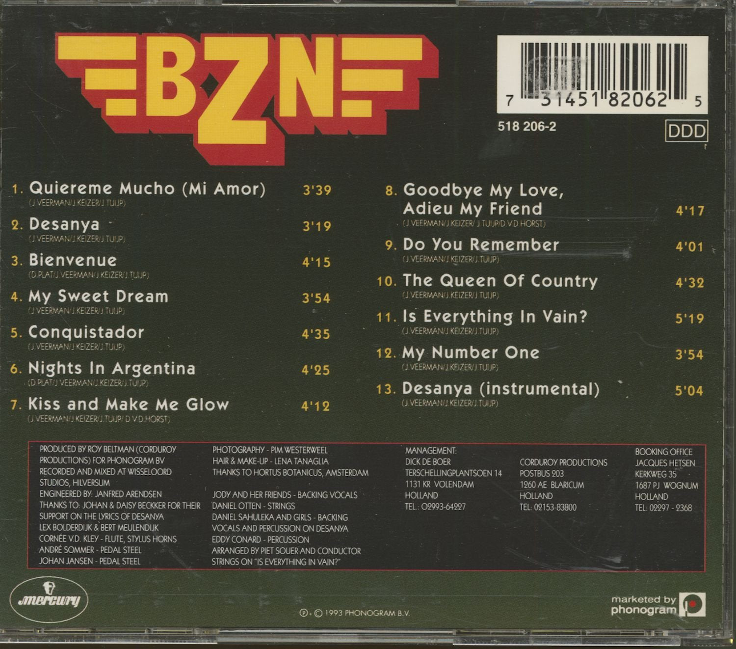 BZN - Sweet Dreams
