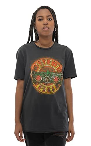 Guns N' Roses Amplified Collection - Neon Sign Uomo T-Shirt Carbone Regular