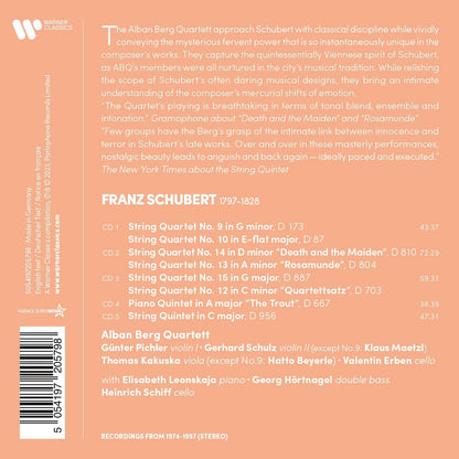 Schubert: String Quartets Nos. 9-10 & 12-15, Piano Quintet 'The Trout', String Quintet