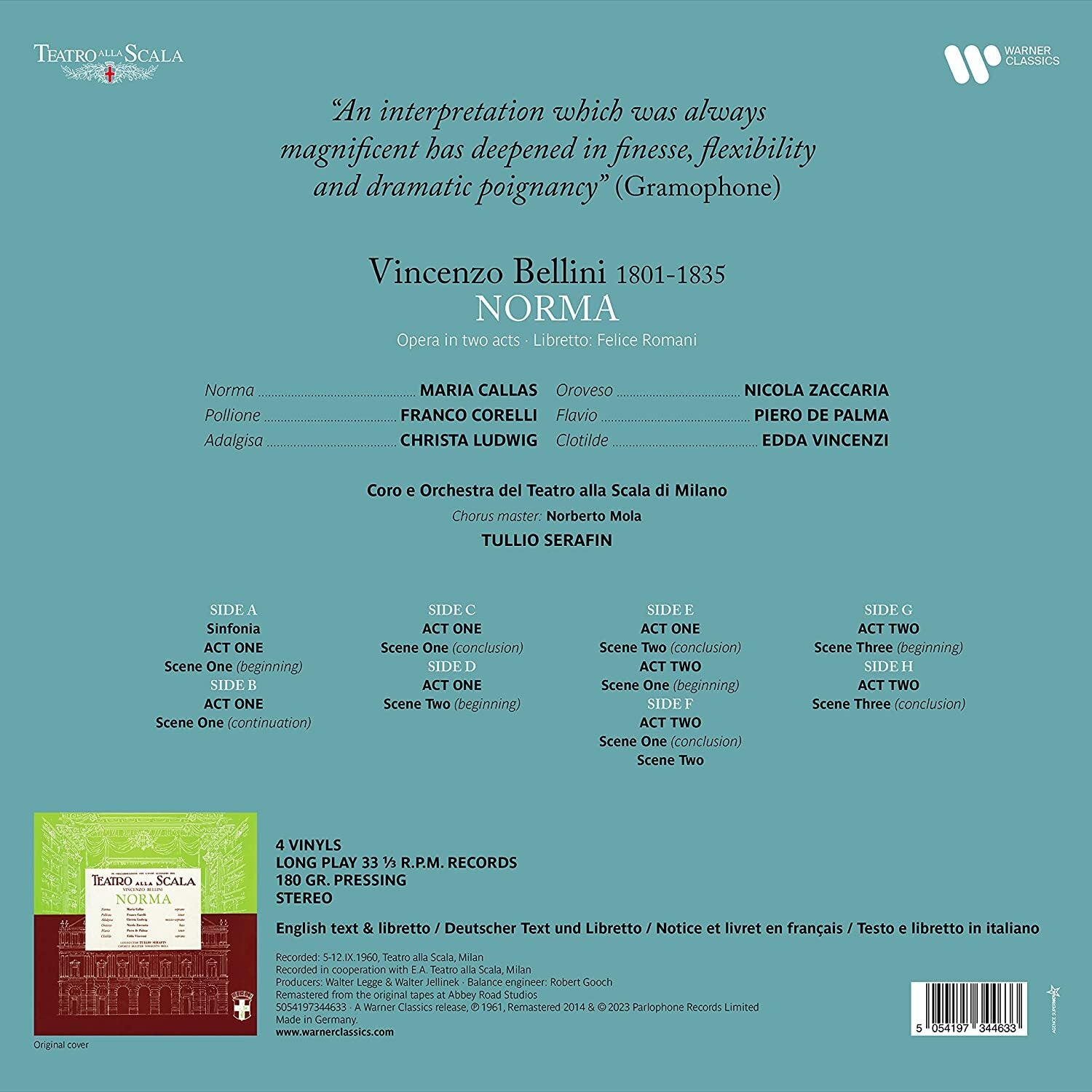 Bellini: Norma (1960 - Serafin) - Callas