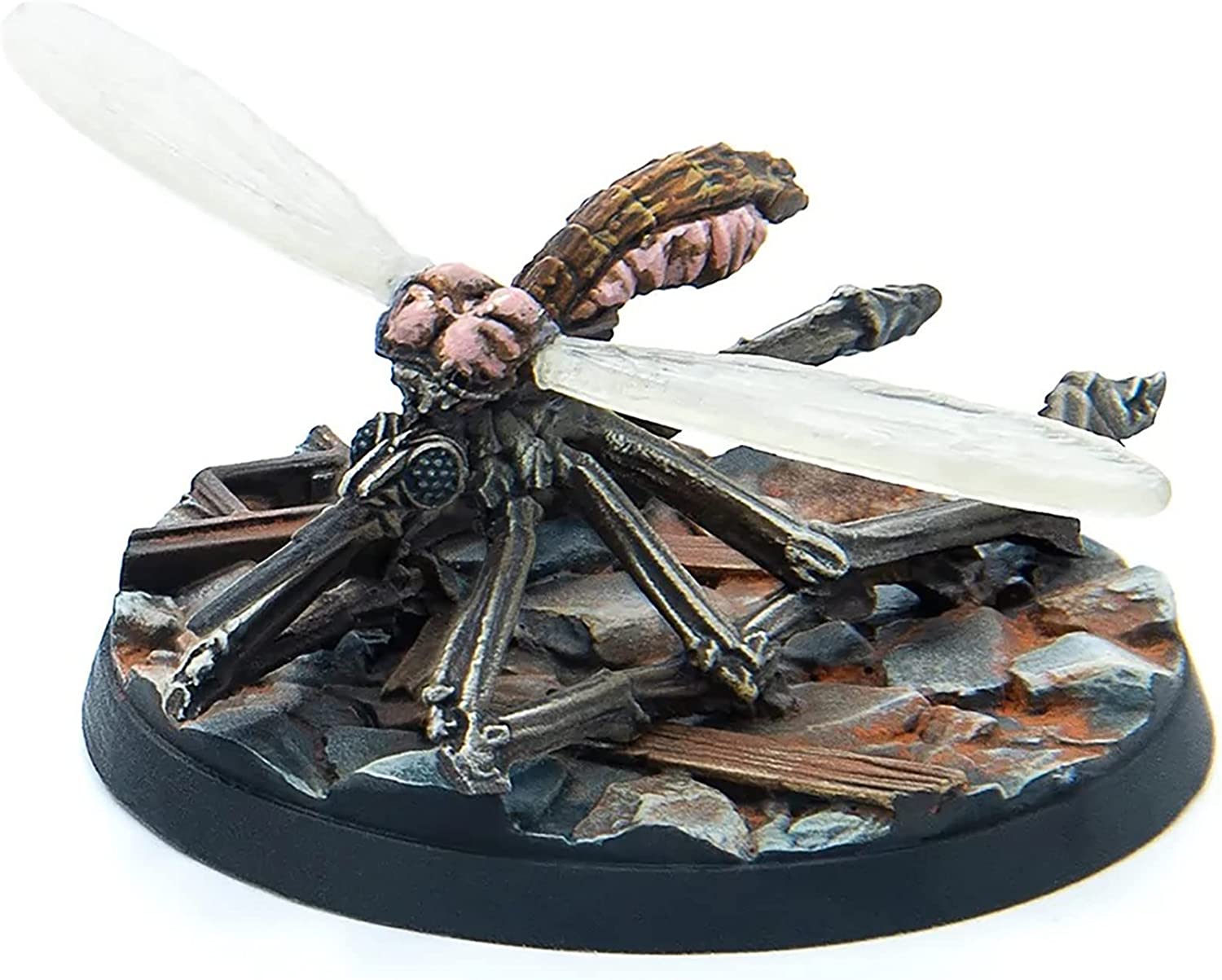 Fallout Wasteland Warfare: Creatures - Blood Bugs - 3 Unpainted Resin Miniatures, RPG, Includes Scenic Bases, 32MM Scale Figures, Tabletop Roleplaying Game Minifigures