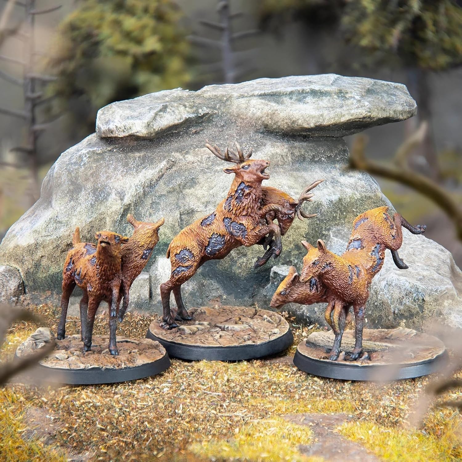 Modiphius Entertainment Fallout: Wasteland Warfare - Creatures: Radstag Herd - English, 228075