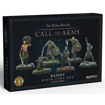 Modiphius Entertainment The Elder Scrolls: Call to Arms - Bandit Core Set - 6 Unpainted Resin Figures