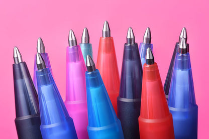 uni-ball UF-222-07 Erasable Rollerball Gel Pens. Premium 0.7mm Ballpoint Tip for Super Smooth Writing, Drawing & Colouring.. Pack of 12