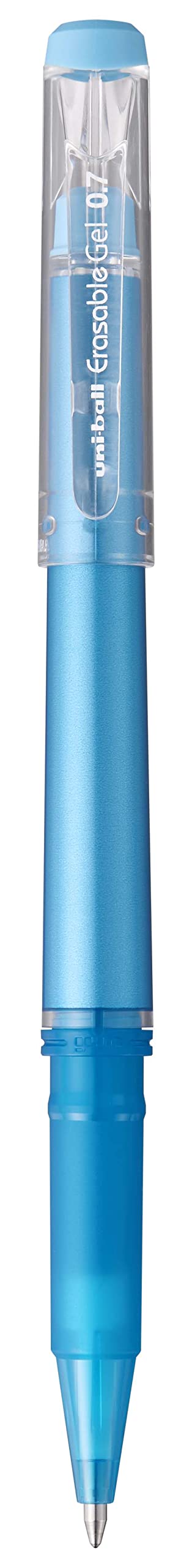 uni-ball UF-222-07 Erasable Rollerball Gel Pens. Premium 0.7mm Ballpoint Tip for Super Smooth Writing, Drawing & Colouring.. Pack of 12 Sky blue