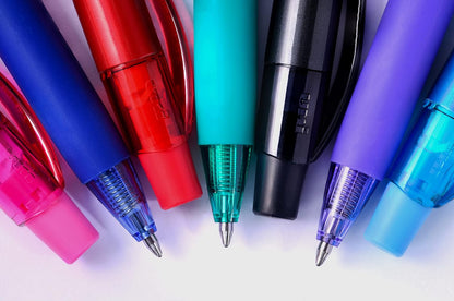 uni-ball URN-181-07 - Bolígrafos de gel borrables, punta de bola de 0,7 mm para una escritura, dibujo y coloración súper suaves, borrador fácil de retraer para frotar de forma segura y estable