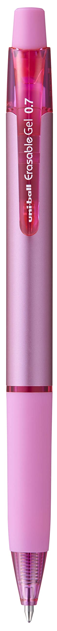 ni-ball URN-181-07 Erasable Rollerball Gel Pens. Premium 0.7mm Ballpoint Tip for Super Smooth Writing, Drawing & Colouring. Easy-Retract Eraser for Secure and Stable Rubbing Out. Pack of 12 Pink
