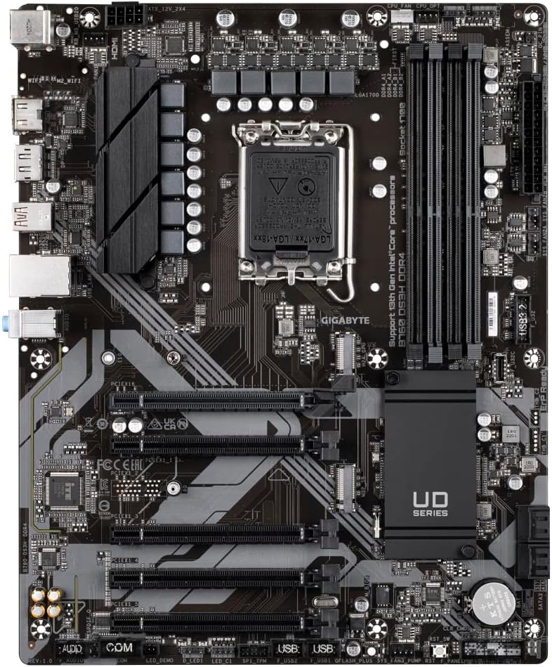 MB GBT Intel 1700 B760M G X AX DDR4