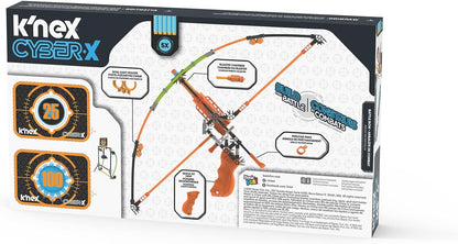 K'NEX Cyber-X | Battle Bow Building Set | Educational Toys for Boys and Girls, 165 Piece Kit, Engineering for Kids, Fun and Building Construction Toys for Children Ages 8+ | Basic fun 15247 New Versio