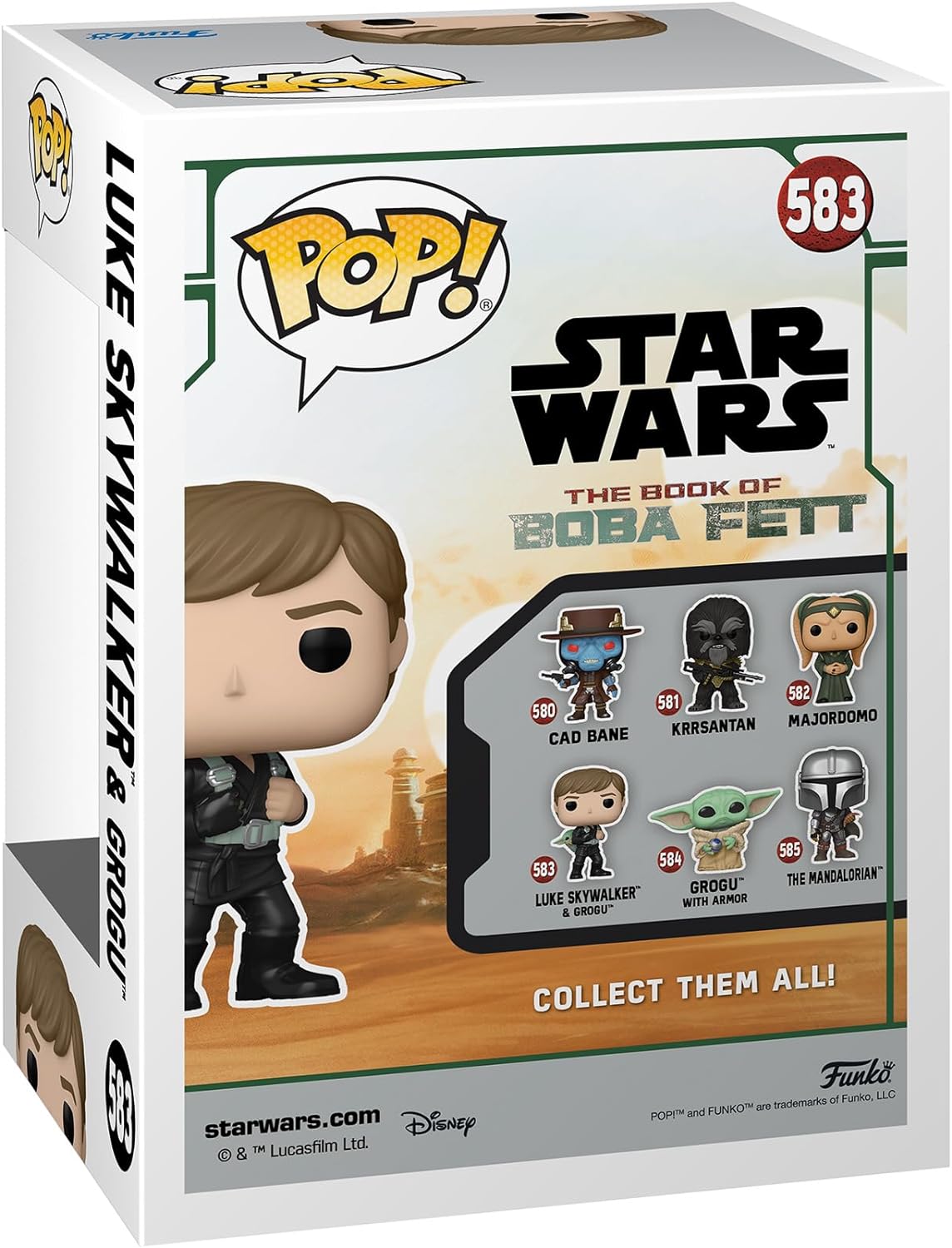Funko POP! Star Wars: BoBF - Luke Skywalker - Training - Star Wars: the Book Of Boba Fett - Collectable Vinyl Figure - Gift Idea - Official Merchandise - Toys for Kids & Adults - TV Fans