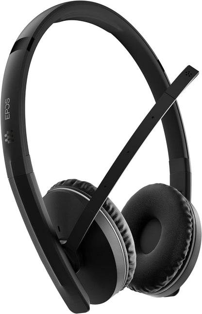 EPOS | Sennheiser Adapt 261 (1000897) Dual Sided Headset, Wireless, Dual-Connectivity Bluetooth, USB-C Dongle Included, UC Optimized and Microsoft Teams Certified, Black