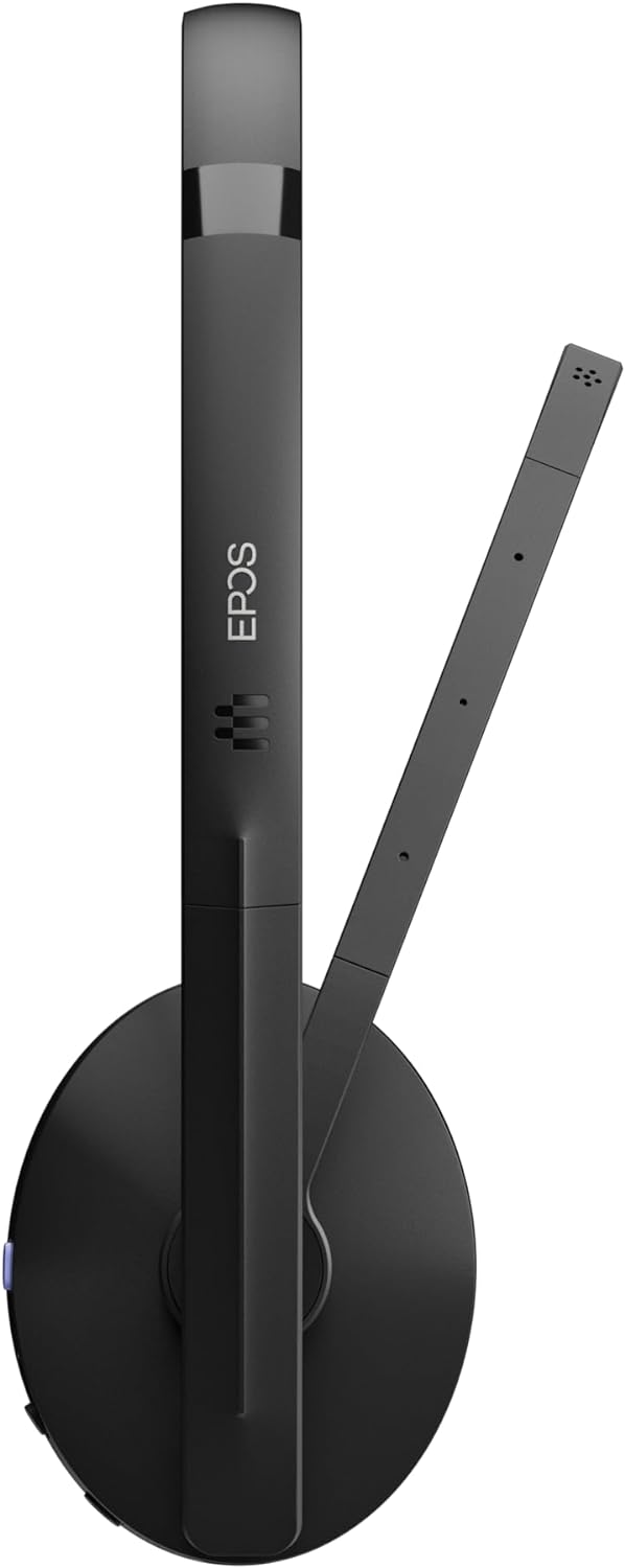 EPOS | Sennheiser Adapt 261 (1000897) Dual Sided Headset, Wireless, Dual-Connectivity Bluetooth, USB-C Dongle Included, UC Optimized and Microsoft Teams Certified, Black
