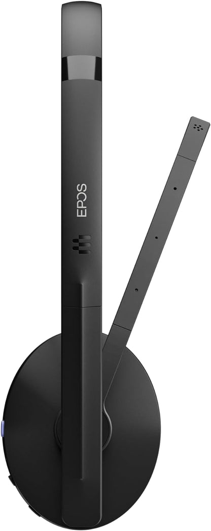 EPOS | Sennheiser Adapt 261 (1000897) Dual Sided Headset, Wireless, Dual-Connectivity Bluetooth, USB-C Dongle Included, UC Optimized and Microsoft Teams Certified, Black