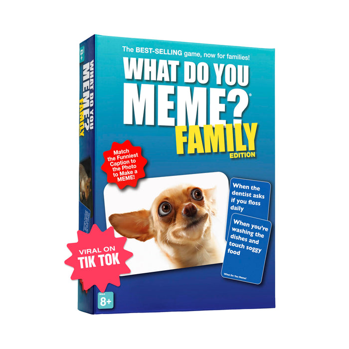 WHAT DO YOU MEME? Family Edition - The Hilarious Family Party Card Game For Meme Lovers Core Game