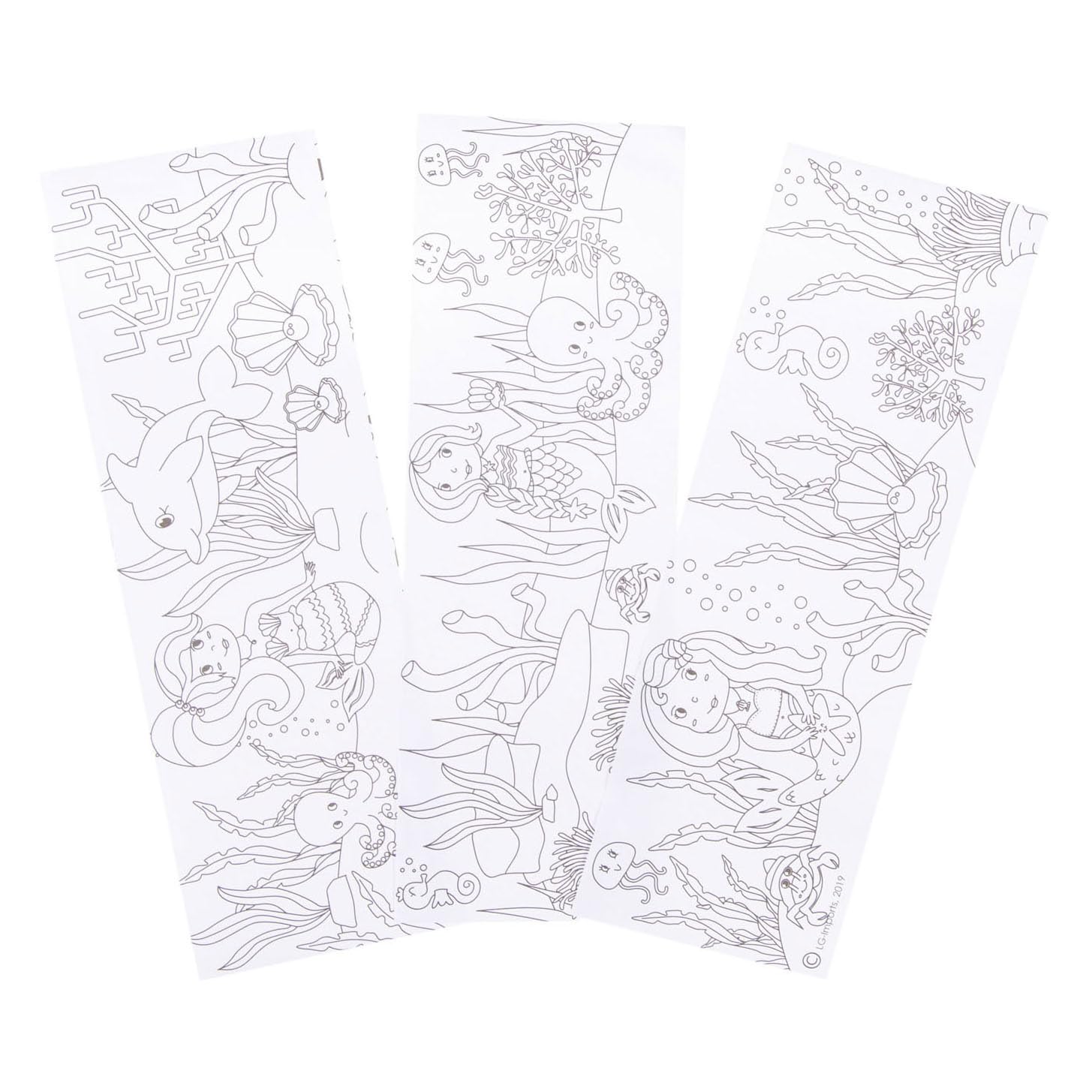 color your own cup mermaid