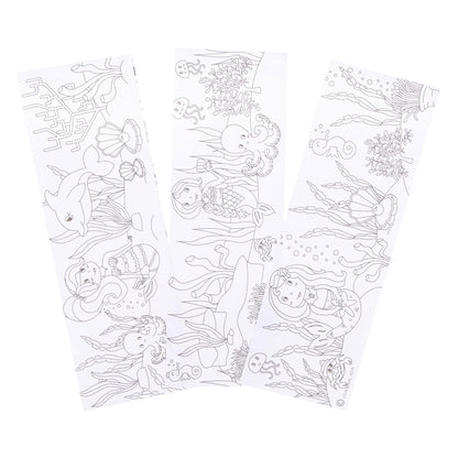 color your own cup mermaid