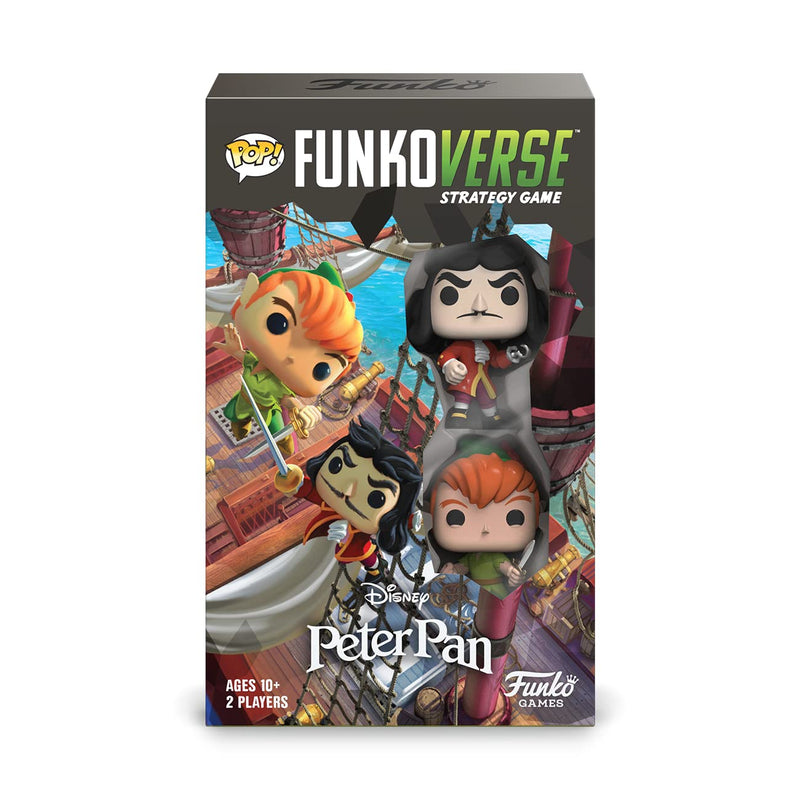 FUNKO GAMES Funko - Funkoverse: Peter Pan 100 2-pack - Marvel Comics - Light Strategy Board Game for Children & Adults (Ages 10+) - 2-4 Players - Collectable Vinyl Figure - Gift Idea