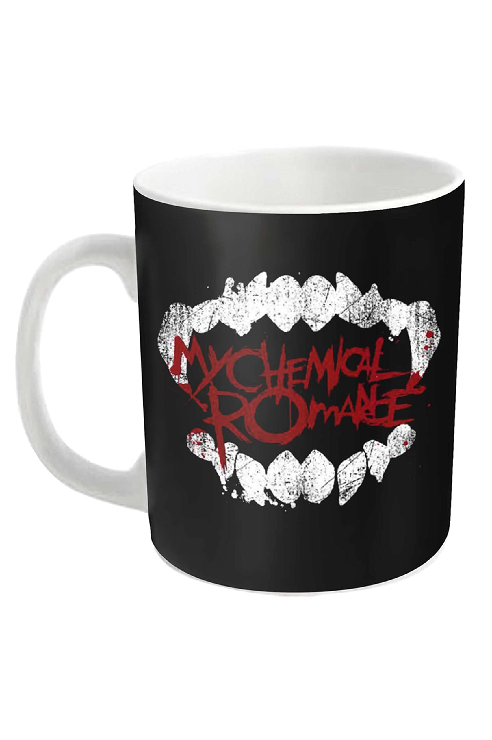 My Chemical Romance Mug Fangs Band Logo Official White Boxed One Size