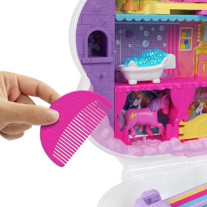 Polly Pocket Rainbow Unicorn Salon