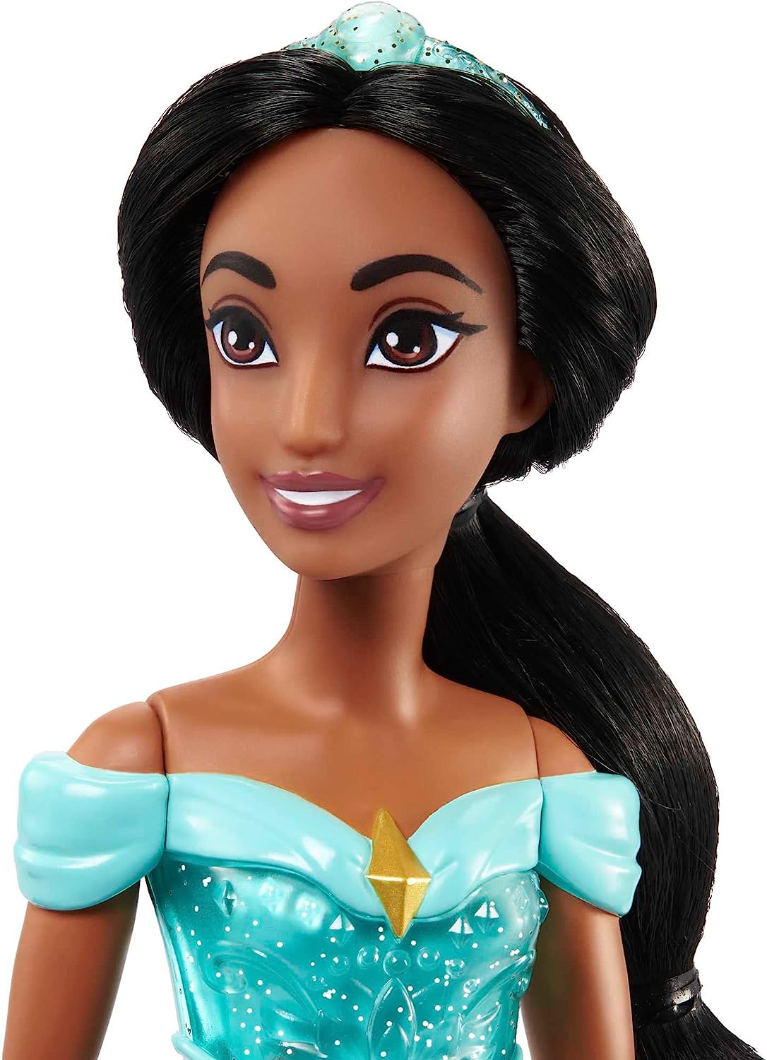 Disney Princess Dolls, New for 2023, Jasmine Posable Fashion Doll with Sparkling Clothing and Accessories, Disney Movie Toys, HLW12