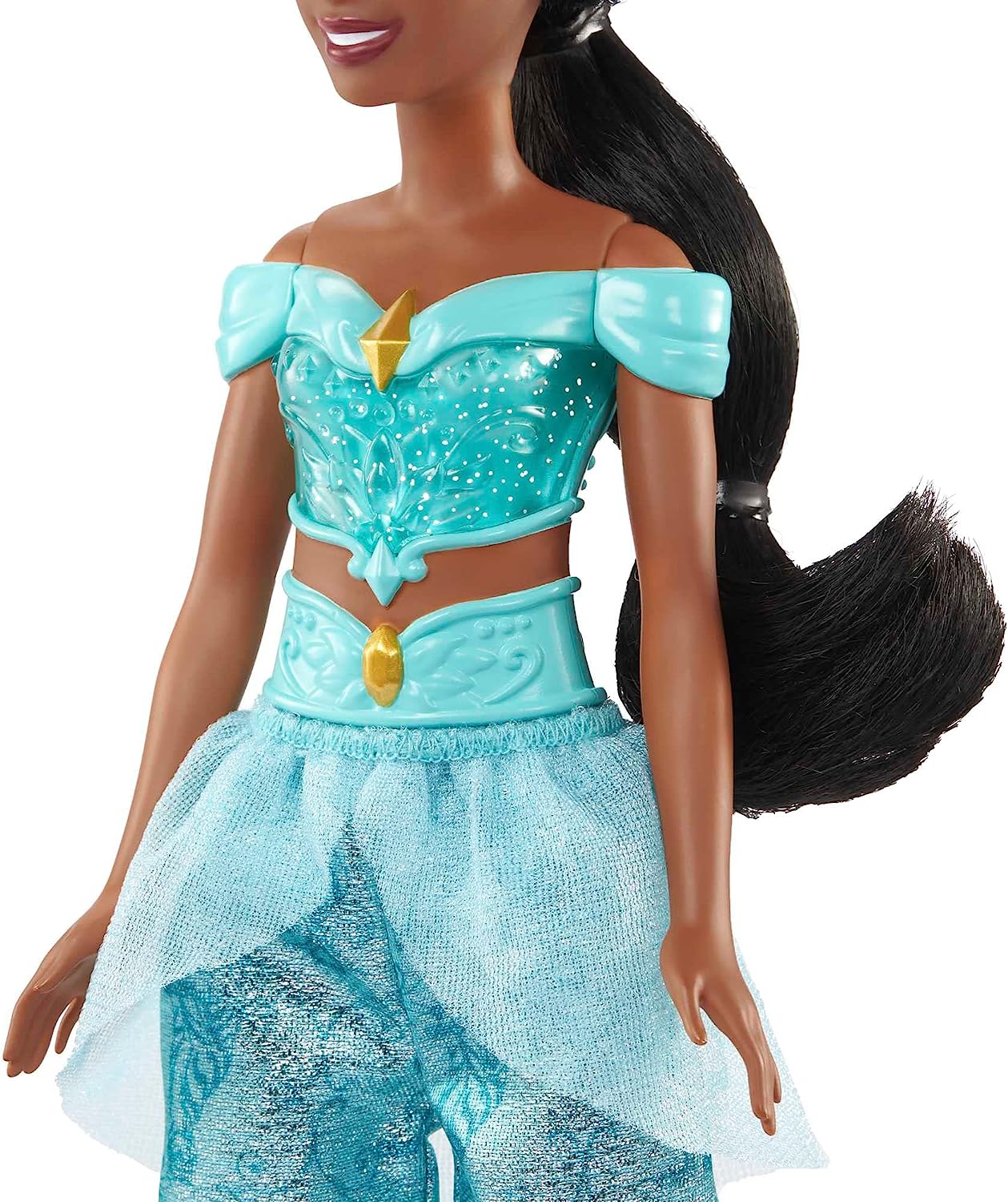 Disney Princess Dolls, New for 2023, Jasmine Posable Fashion Doll with Sparkling Clothing and Accessories, Disney Movie Toys, HLW12
