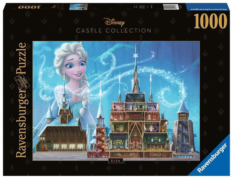 Ravensburger Disney Castles Elsa 1000 Piece Jigsaw Puzzles for Adults and Kids Age 12 Years Up - Frozen 2