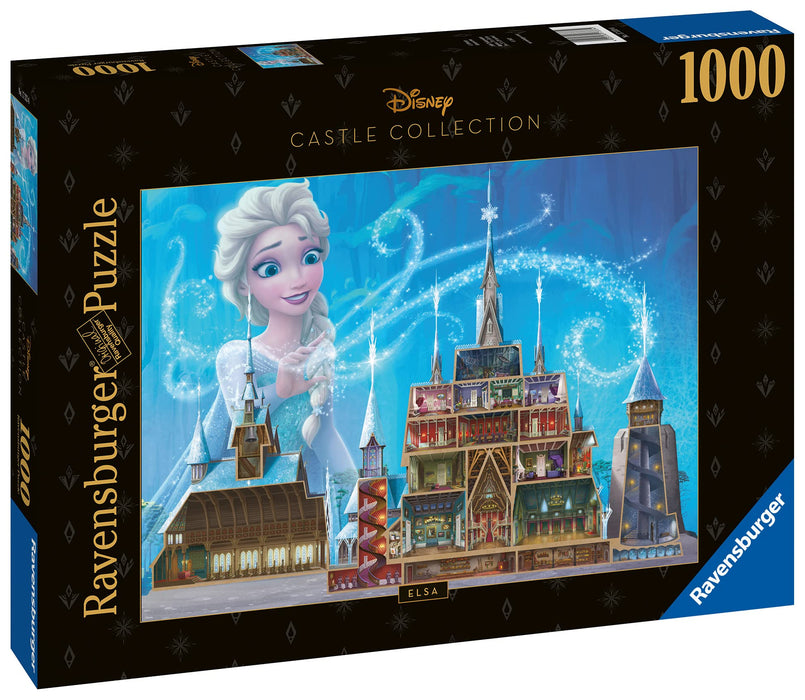 Ravensburger Disney Castles Elsa 1000 Piece Jigsaw Puzzles for Adults and Kids Age 12 Years Up - Frozen 2