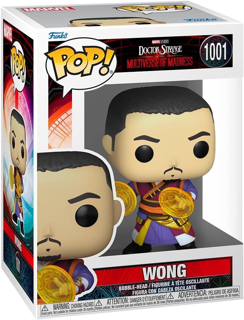 Funko POP! Marvel: - Wong - Doctor Strange - Collectable Vinyl Figure - Gift Idea - Official Merchandise - Toys for Kids & Adults - Movies Fans - Model Figure for Collectors and Display