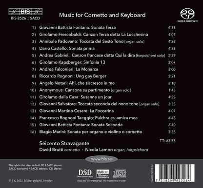 Seicento Stravagante: Music for Cornetto and Keyboard