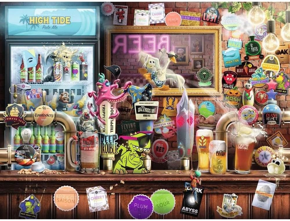 Ravensburger Craft Beer Bonanza 1500 Piece Jigsaw Puzzles for Adults and Kids Age 12 Years Up