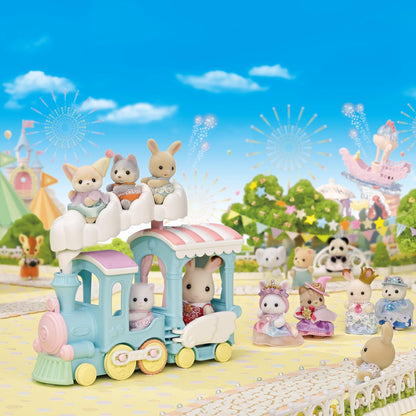 Sylvanian Families 5702 Floating Cloud Rainbow Train, Multi Colour