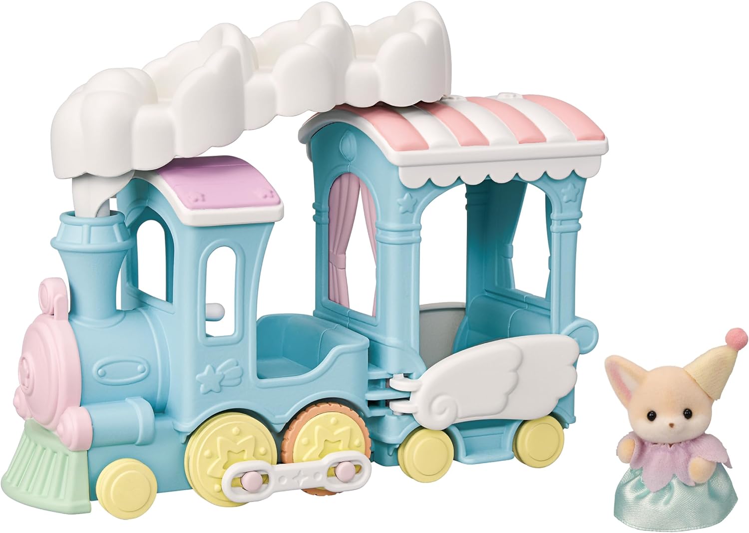 Sylvanian Families 5702 Floating Cloud Rainbow Train, Multi Colour