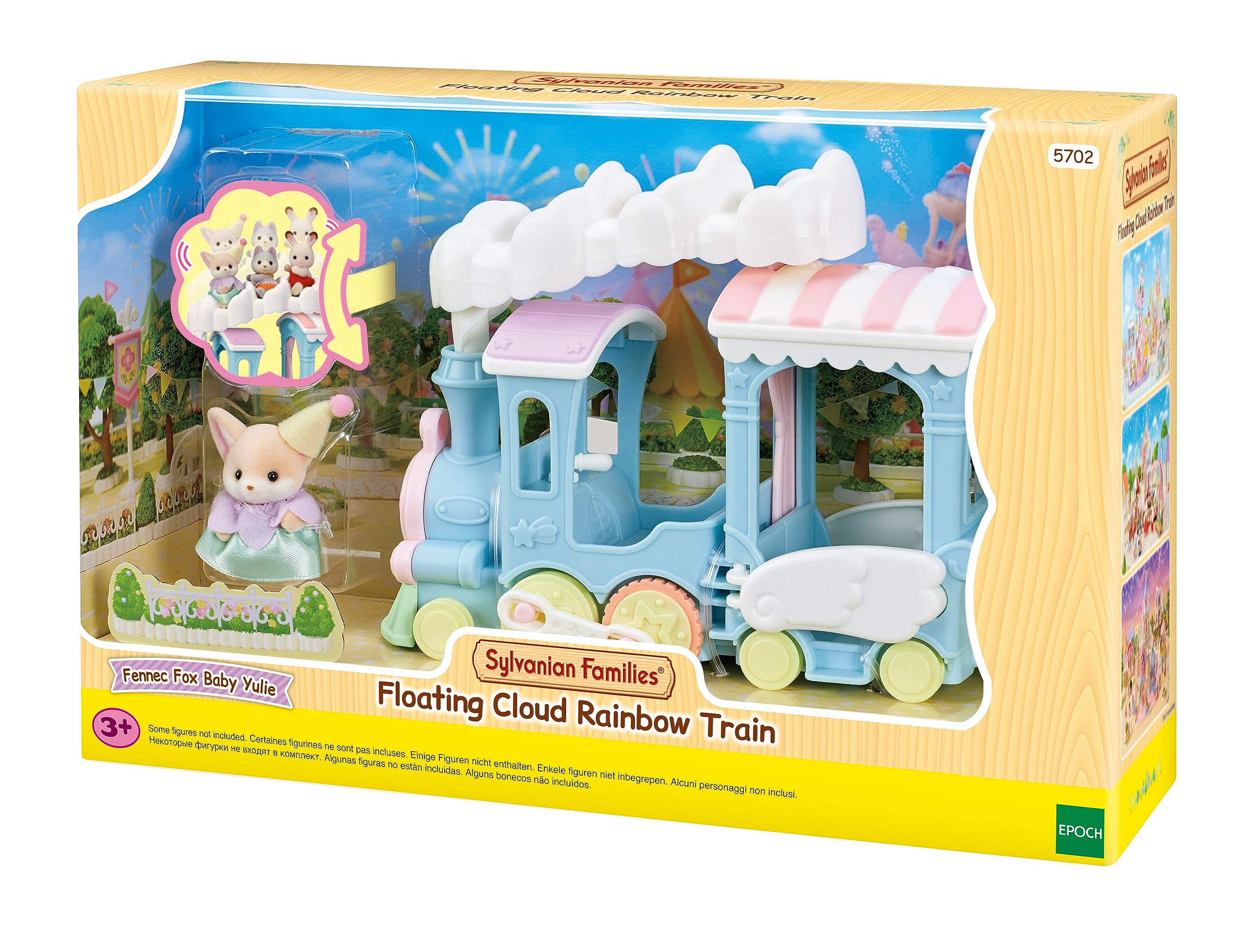 Sylvanian Families 5702 Floating Cloud Rainbow Train, Multi Colour