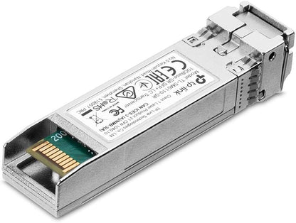 TP-Link TL-SM5110-SR 10GBase-SR SFP+ LC Transceiver Modul, 850nm Multimode-SFP+-Transceiver,unterstützt Digital Diagnostic Monitoring