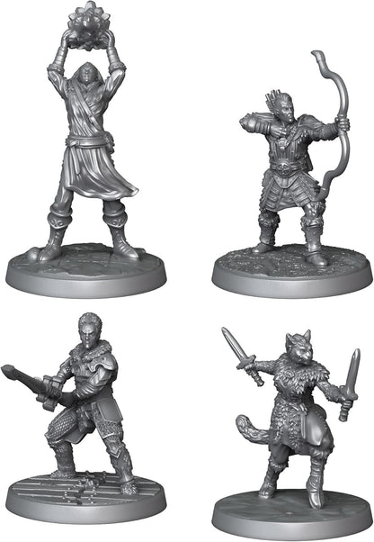 Modiphius | The Elder Scrolls: Skyrim - Adventure Board Game - Miniatures Upgrade Set | Board Game | Ages 14+ | 1-4 Players | 60-120 Minutes Playing Time,Grey,red, 3. Miniatures (MUH106002