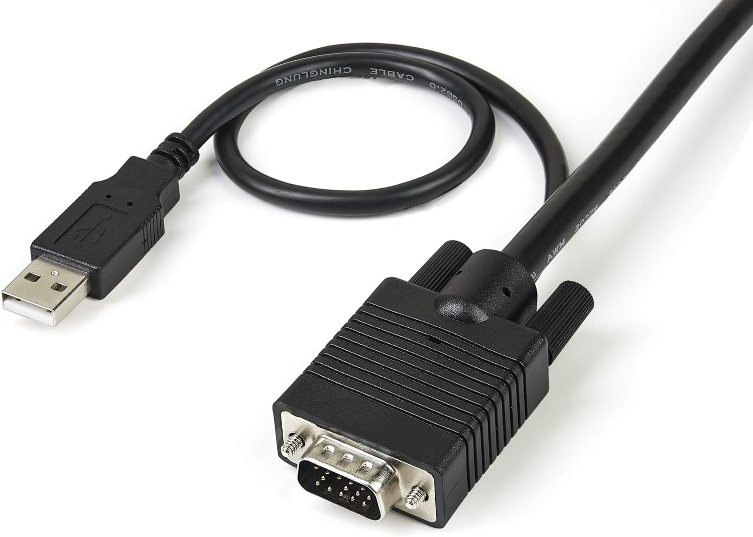 StarTech.com 2 Port USB VGA Cable KVM Switch - USB Powered with Remote Switch - KVM with VGA - Dual Port VGA KVM Switch (SV211USB