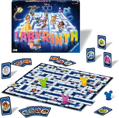 Ravensburger Disney Labyrinth 100th Anniversary Board Game for Ages 7 & Up – So Easy to Learn & Play with Great Replay Value