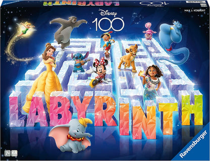 Ravensburger Disney Labyrinth 100th Anniversary Board Game for Ages 7 & Up – So Easy to Learn & Play with Great Replay Value